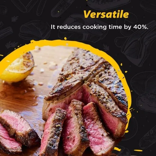 Meat tenderizer helps marinade absorption
